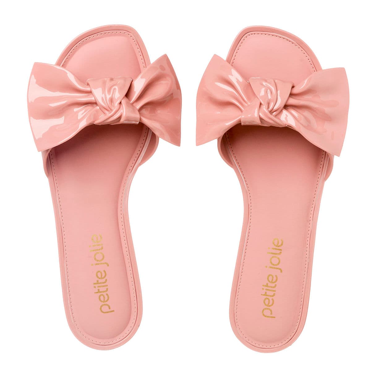 Sandália Metalizada Petite Jolie Shine Rosé